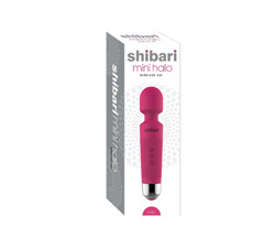  Shibari Mini Halo 20x, Multi-speed, Wireless, Power Wand Massager (Pink)  width=